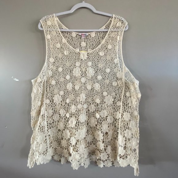 BONGO Tops - Bongo sz1x crochet cover up